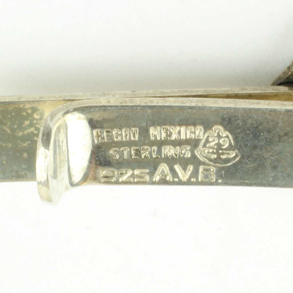 . Bagpå stemplet BECHO MEXICO, STERLING 925 AVB