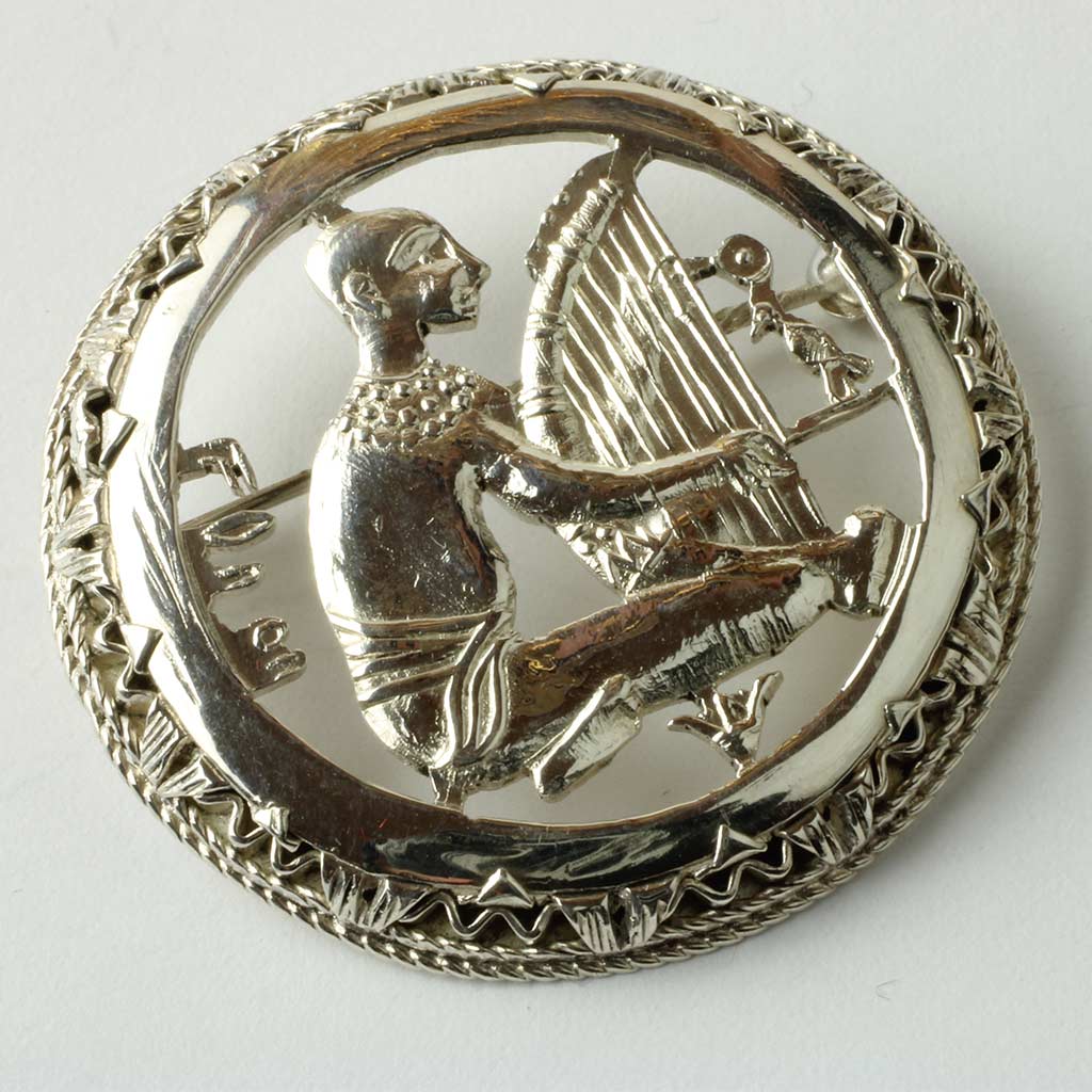 Broche af sterlingsølv stemplet STERLING 925S samt ukendt mestermærke