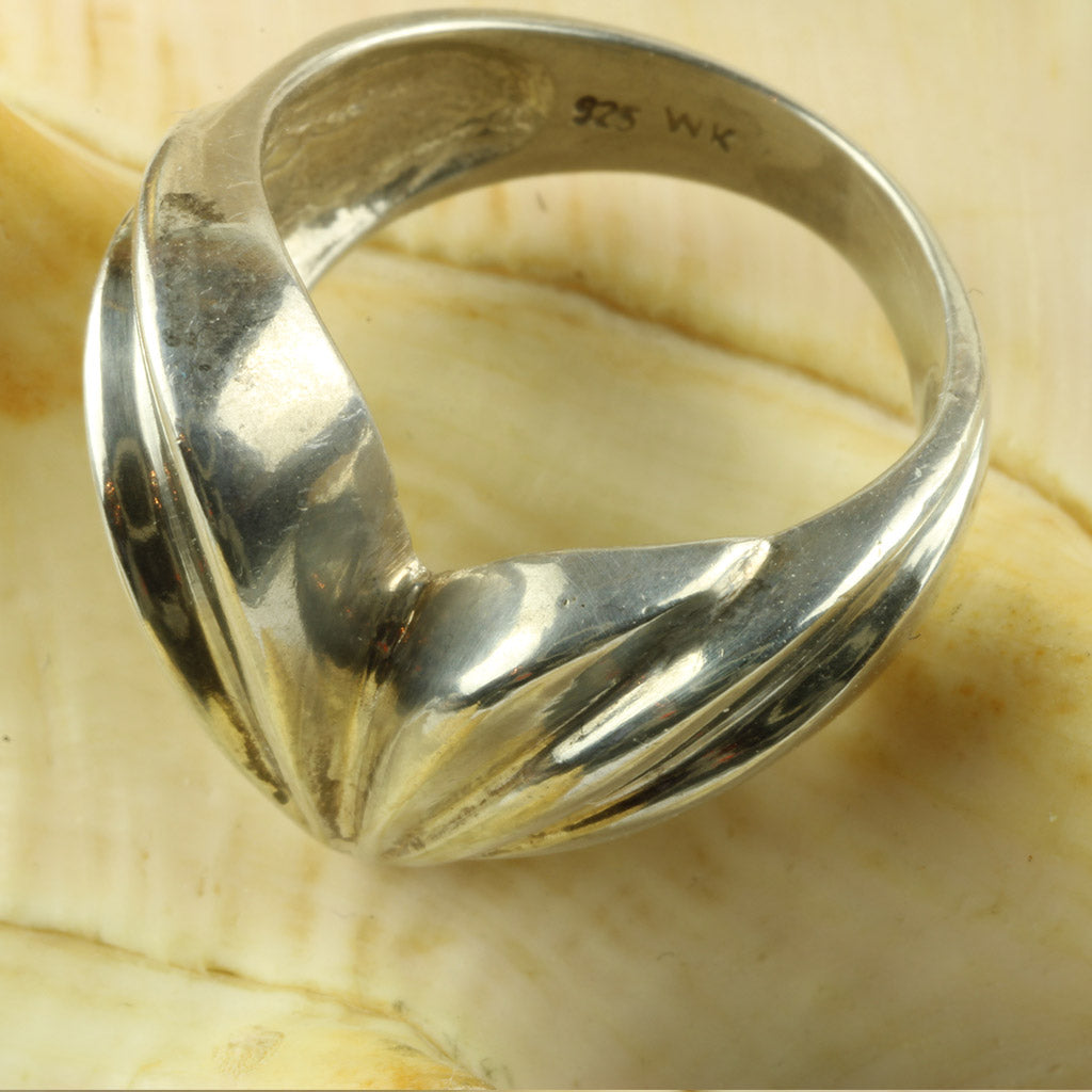 Ring af sterlingsølv - str: 48