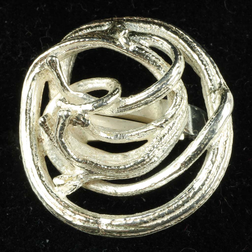 Flora Danica ring af sterlingsølv - str: 56
