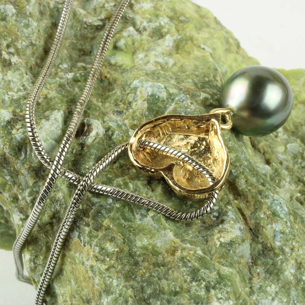 Per Maegaard julehjerte 2005 af 14K guld