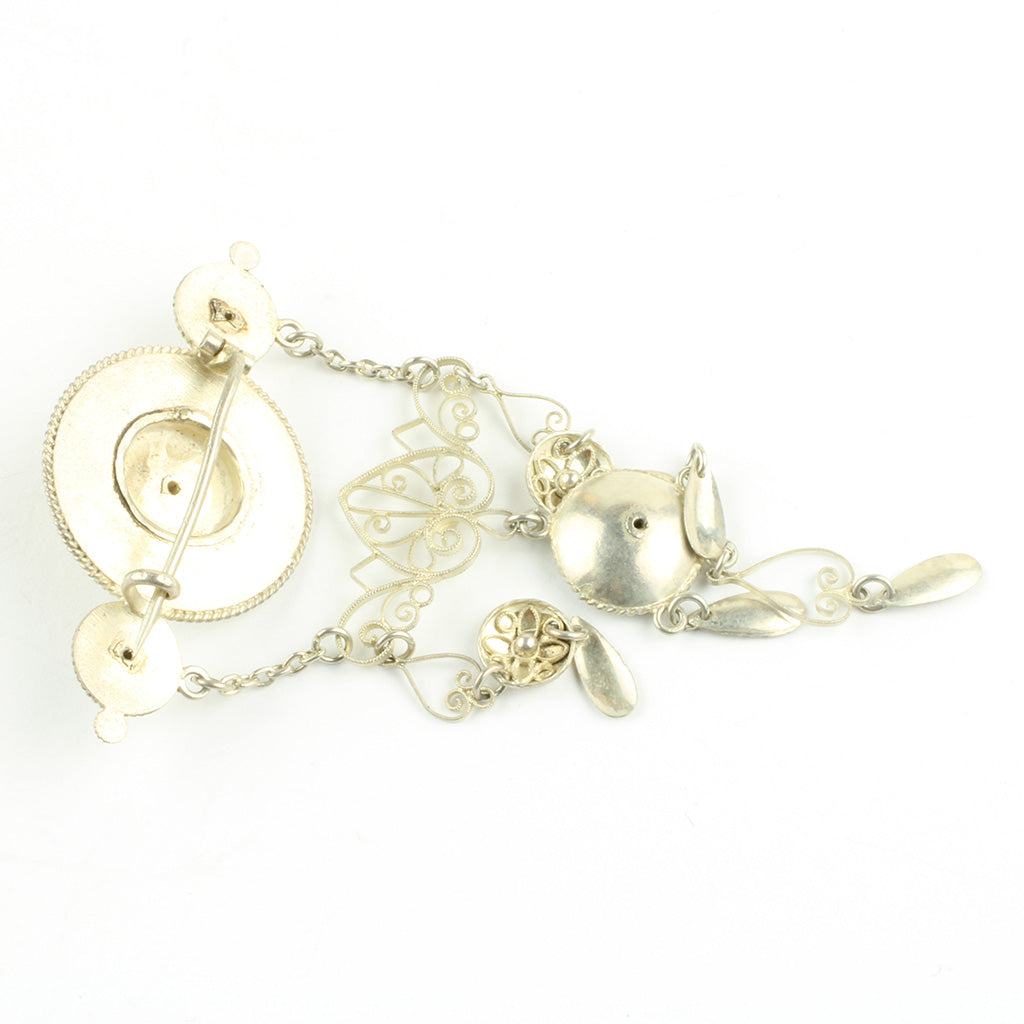 Antik eksklusiv sølje af ca. år 1890