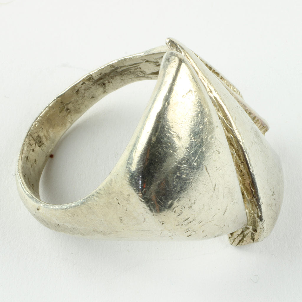 Ring af sterlingsølv - str: 55
