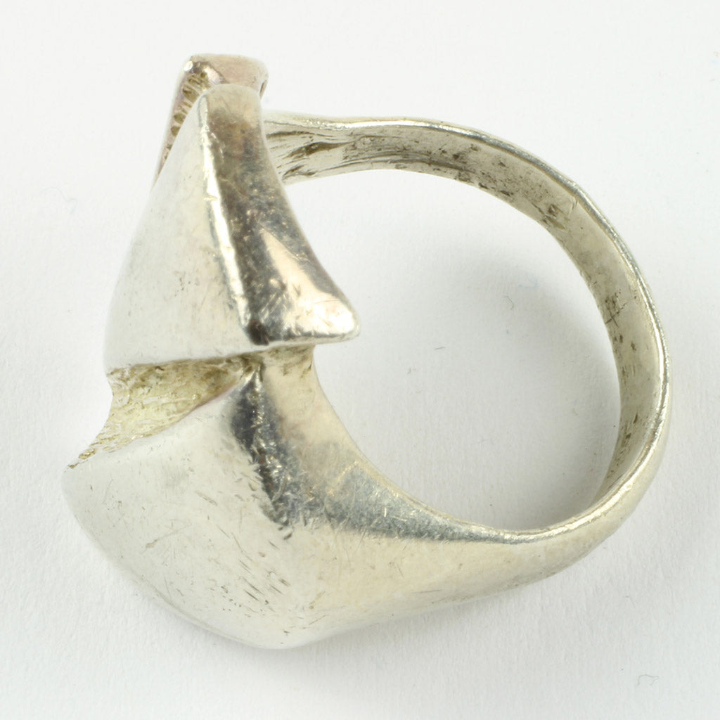 Ring af sterlingsølv - str: 55