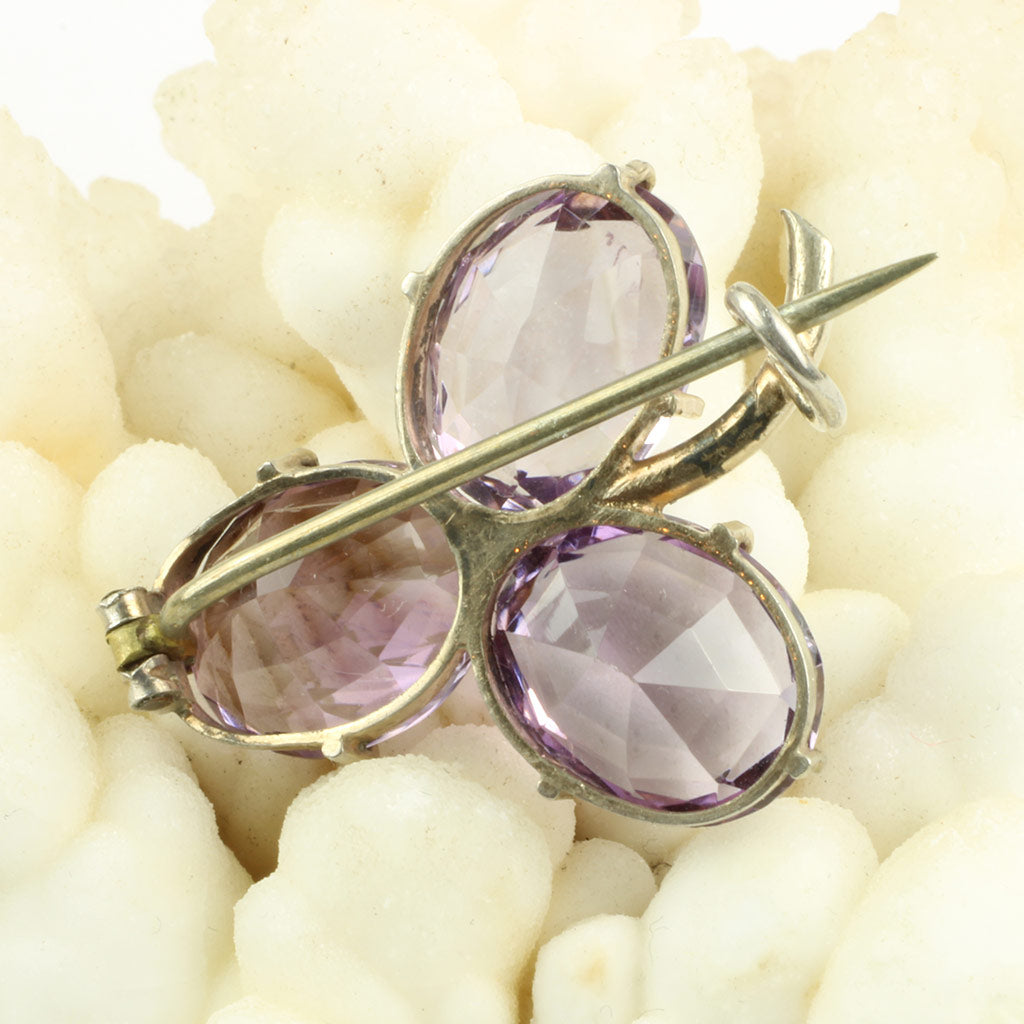 Ametyst broche