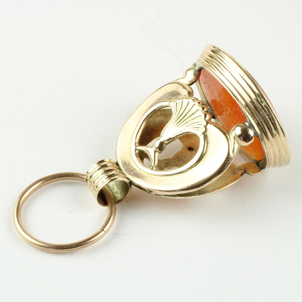 Antik signet af 14K guld ca. år 1880