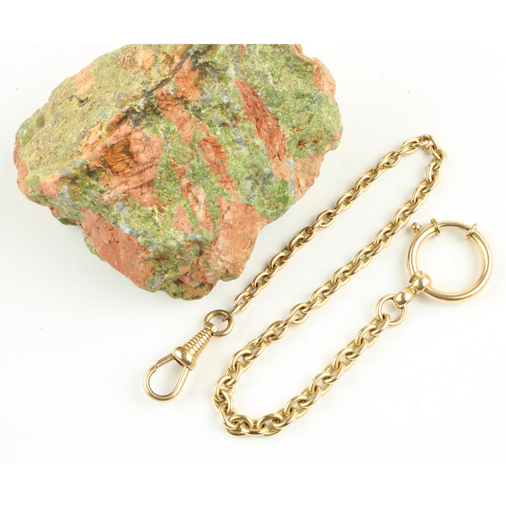 Hans Jensen kort herre urkæde af gulddouble