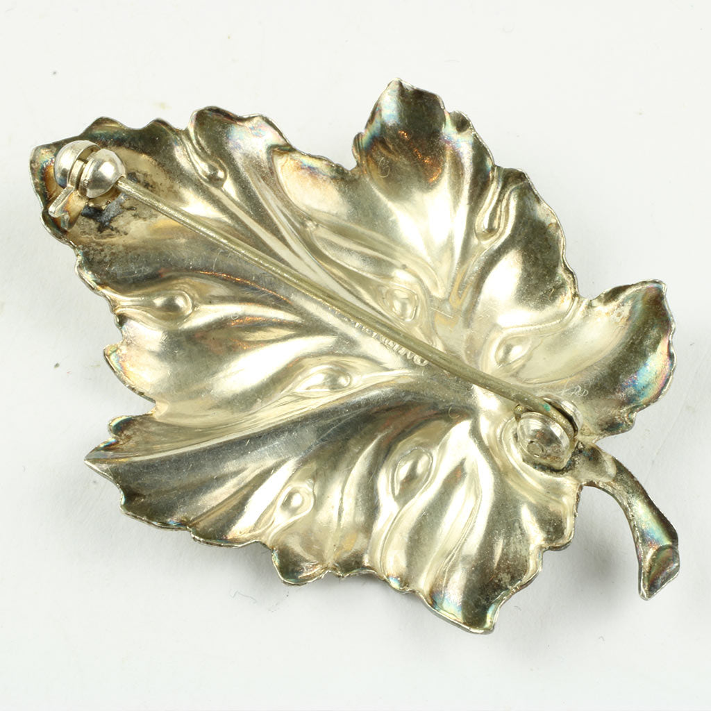 Bernhard Hertz broche af sterlingsølv