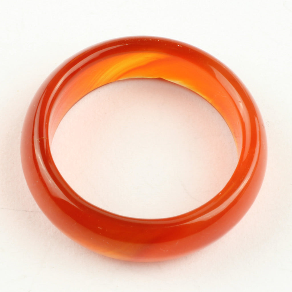 Ring med karneol - str: 55