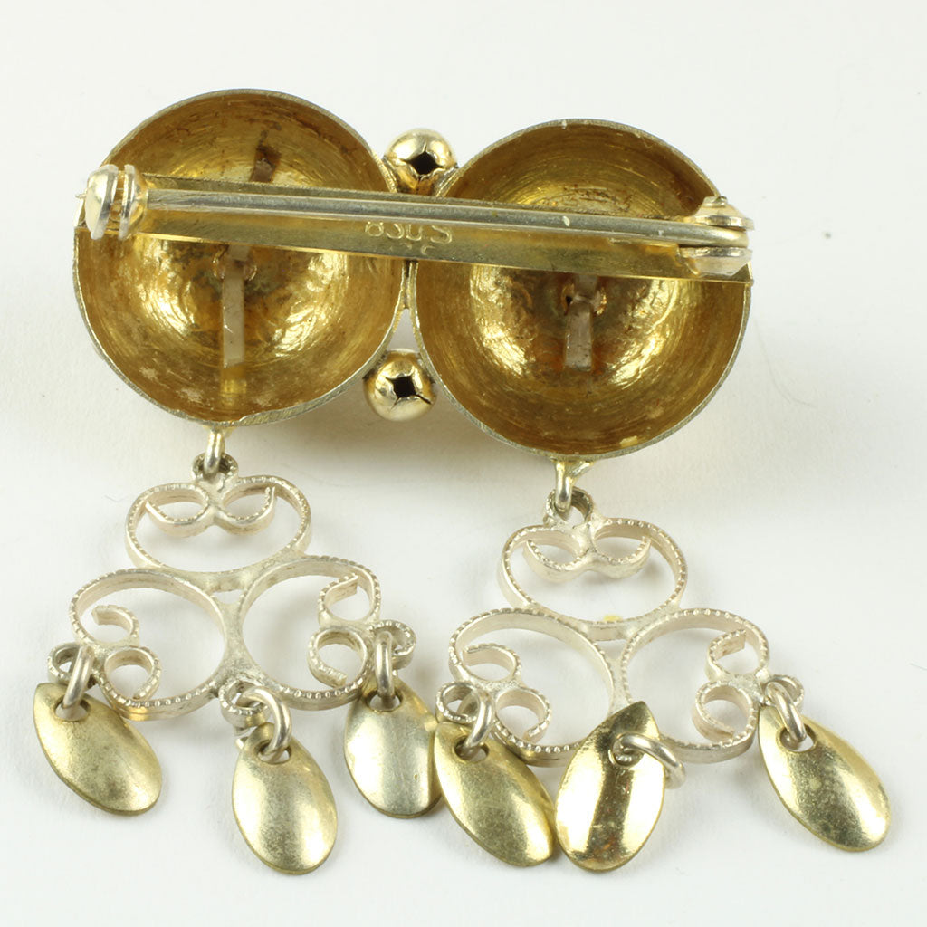 Antik sølje af forgyldt sølv ca. år 1920