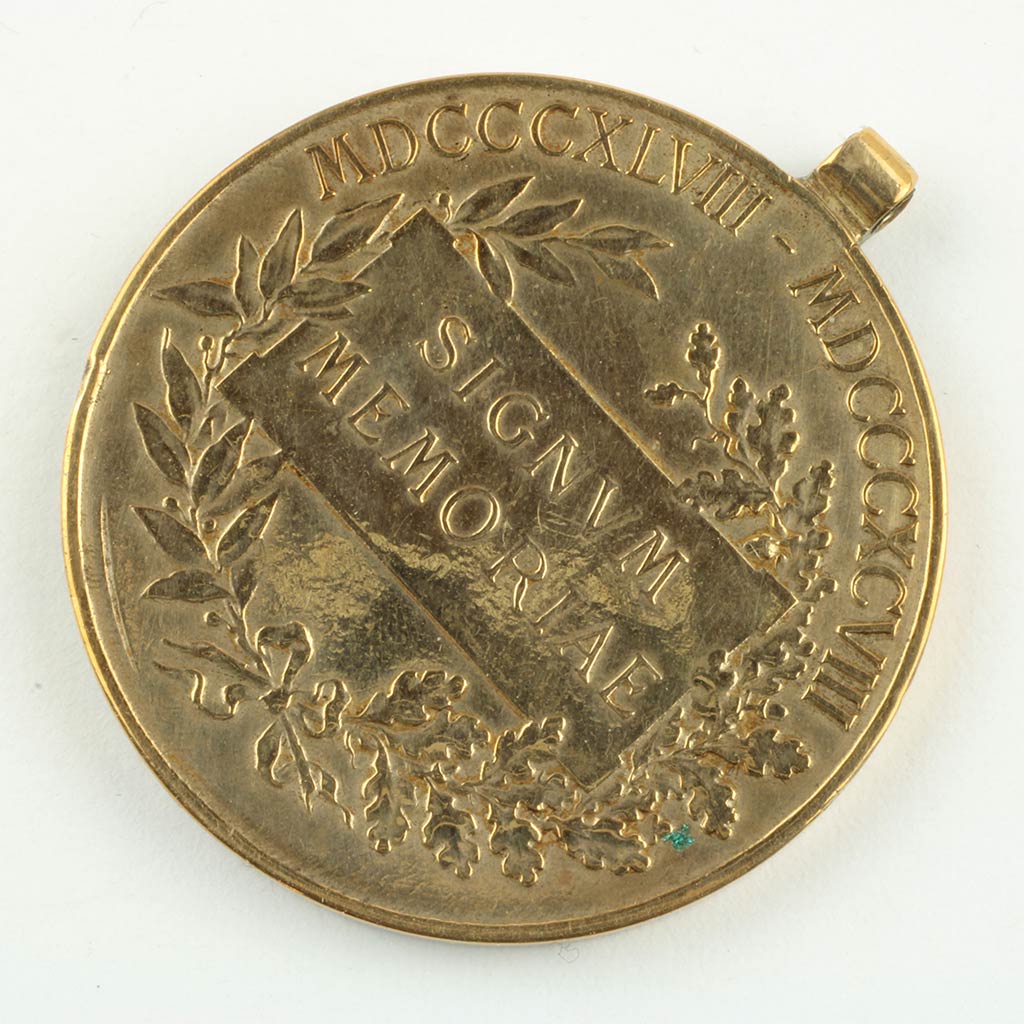 Vedhæng eller medalje Franz Joseph 50 års jubilæum