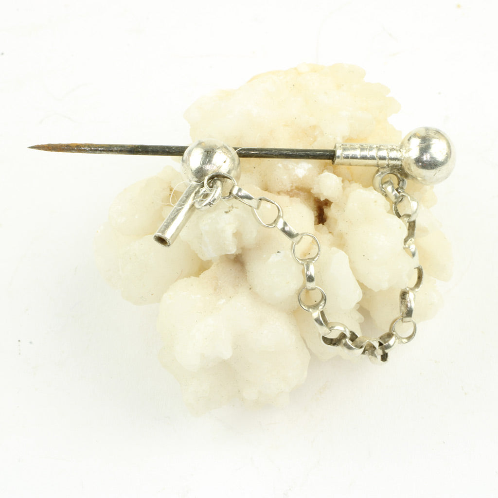 Antik slipsenål af sølv ca. år 1900