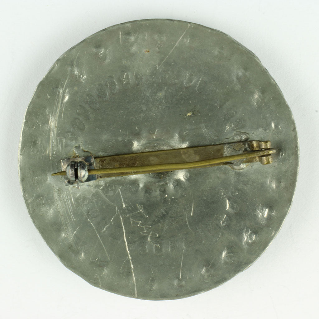Broche vikingeskjold af tin