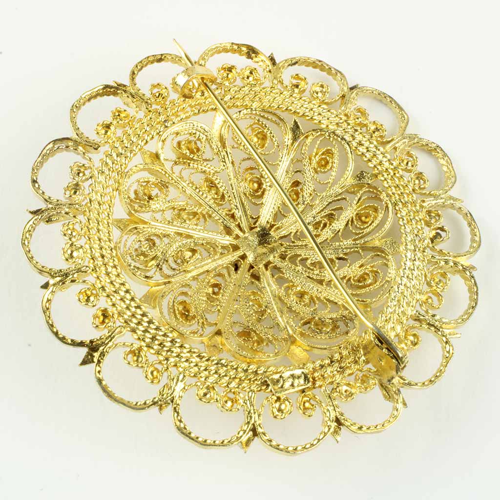 Broche af filigran