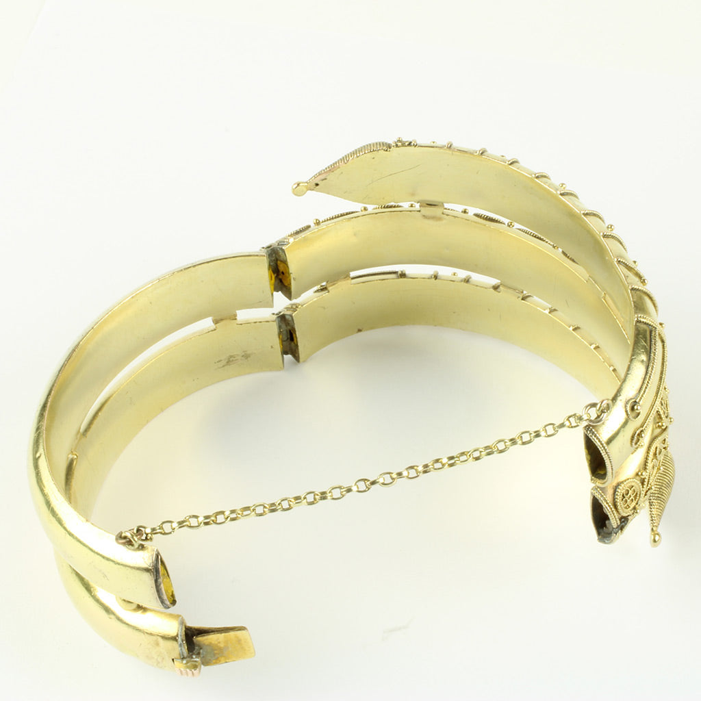 Antik slange armbånd af guld ca. år 1900