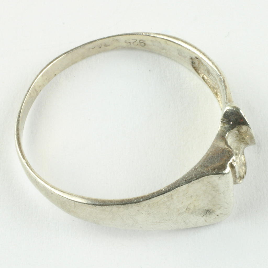 Jens Aagaard ring Indvendig stemplet JAA, STERLING
