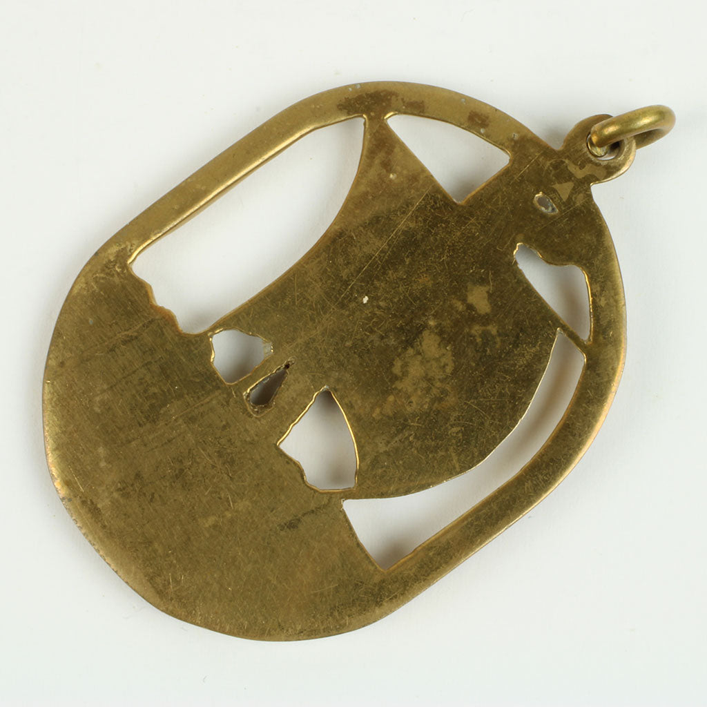 Vedhæng af bronze med vikingeskib