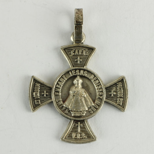 Religiøst vedhæng af Jesus med Jesus på den ene side