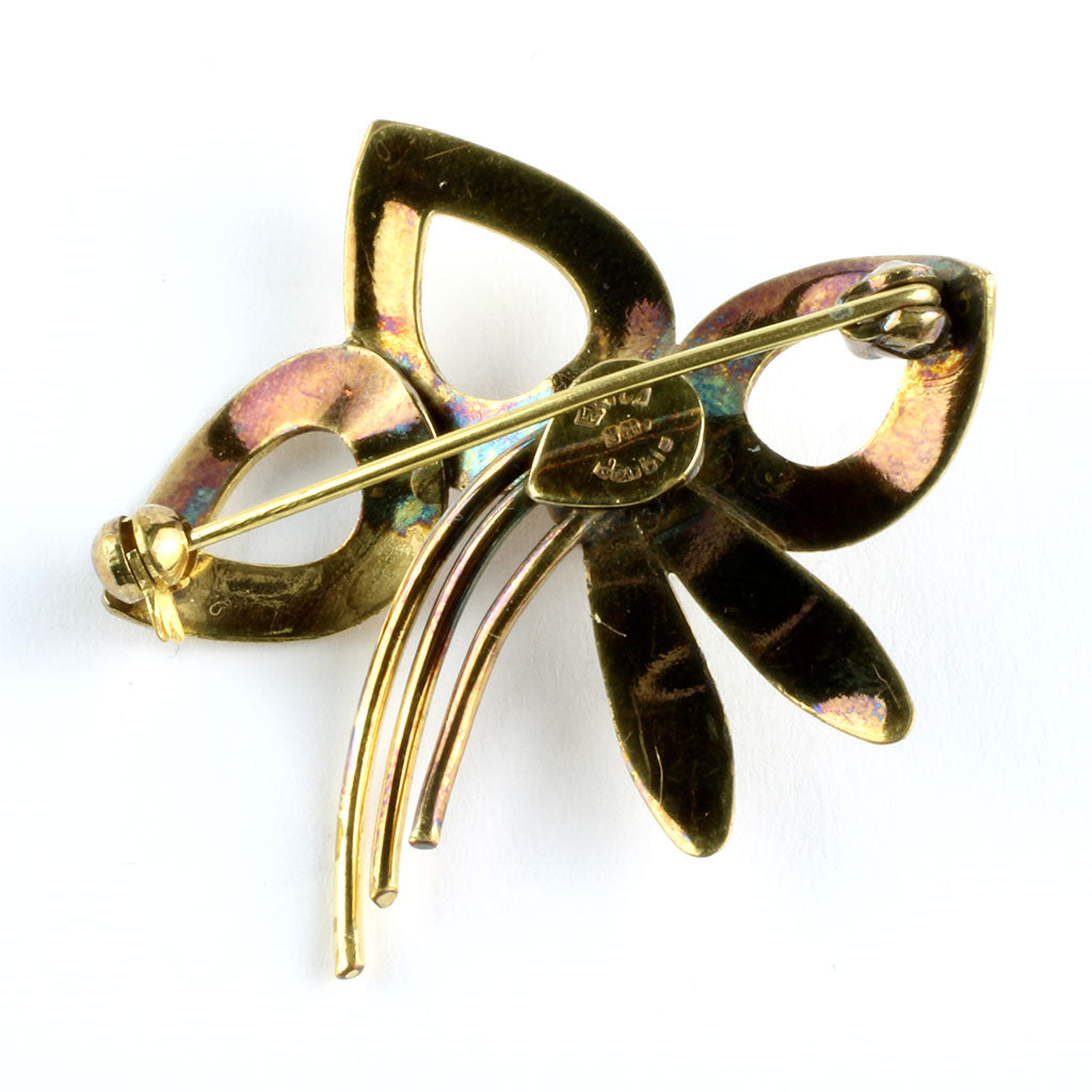 Blomster broche