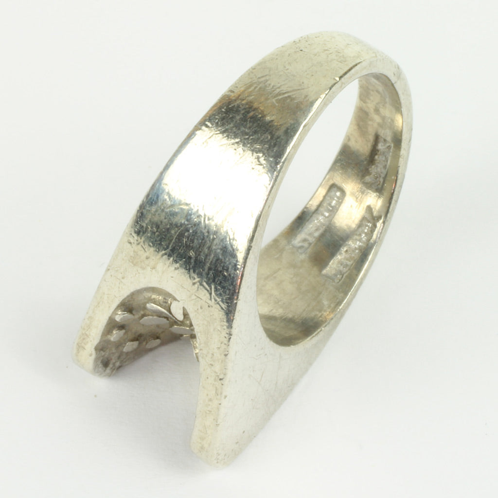 Ring af sterlingsølv dansk design - str: 53