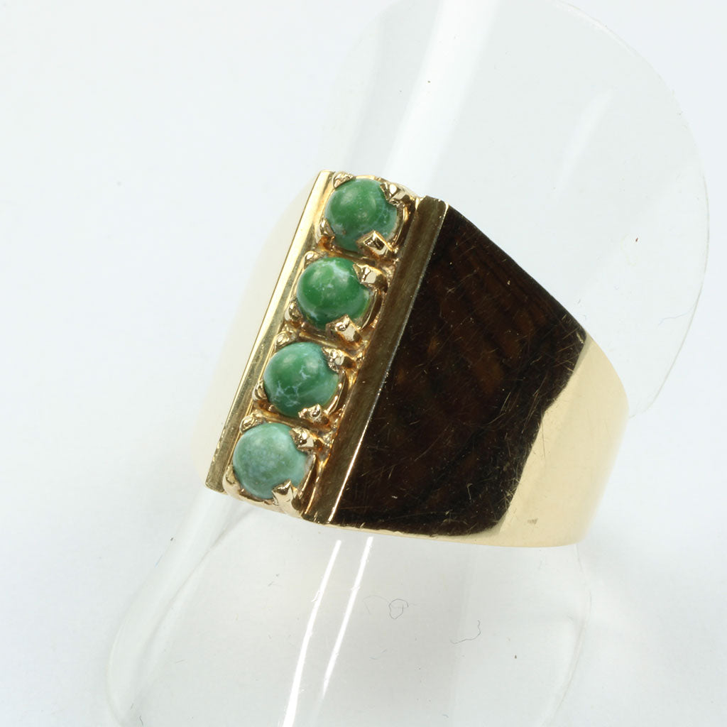 Fingerring i 14 kt. guld indvendigt stemplet FK 585