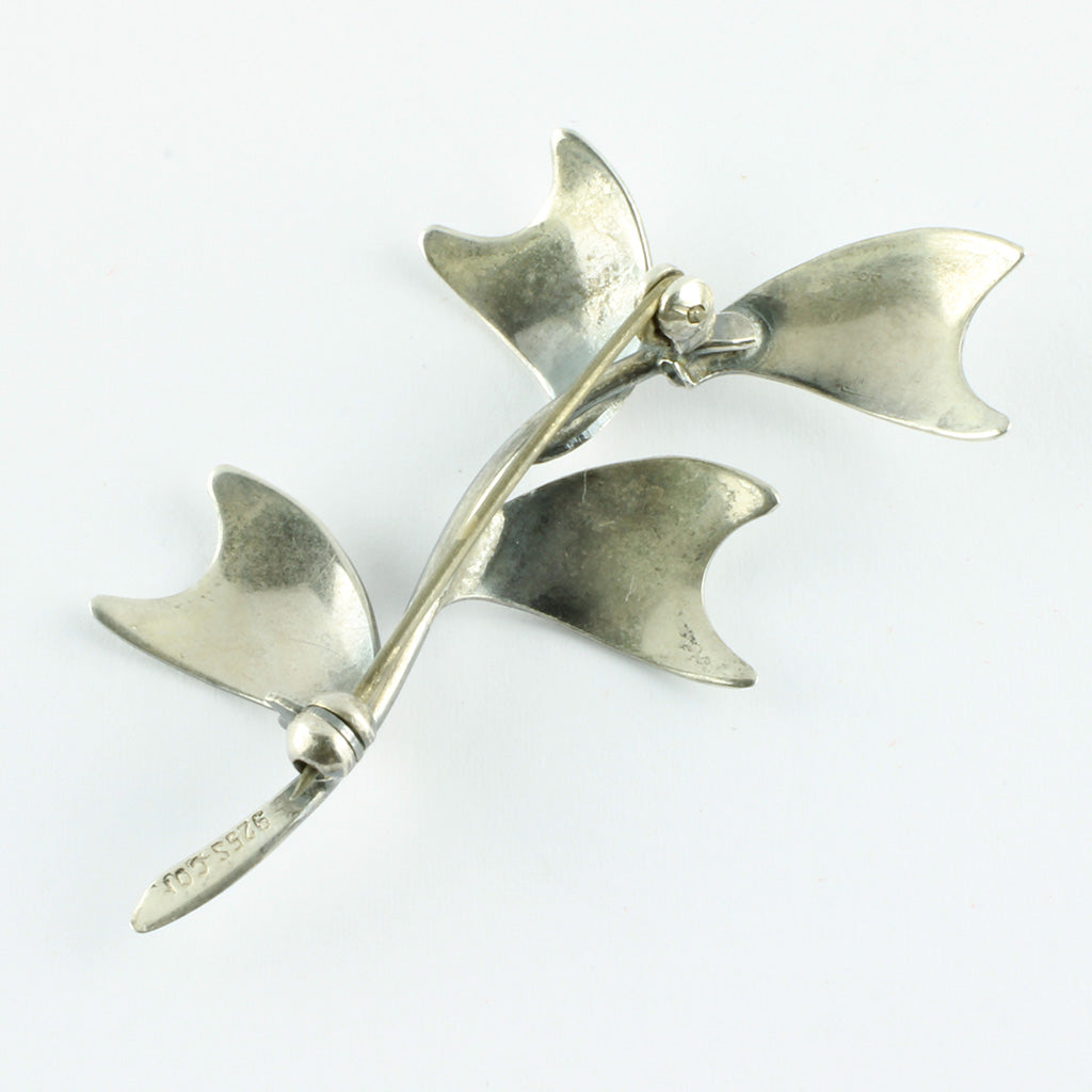 Broche af sterlingsølv