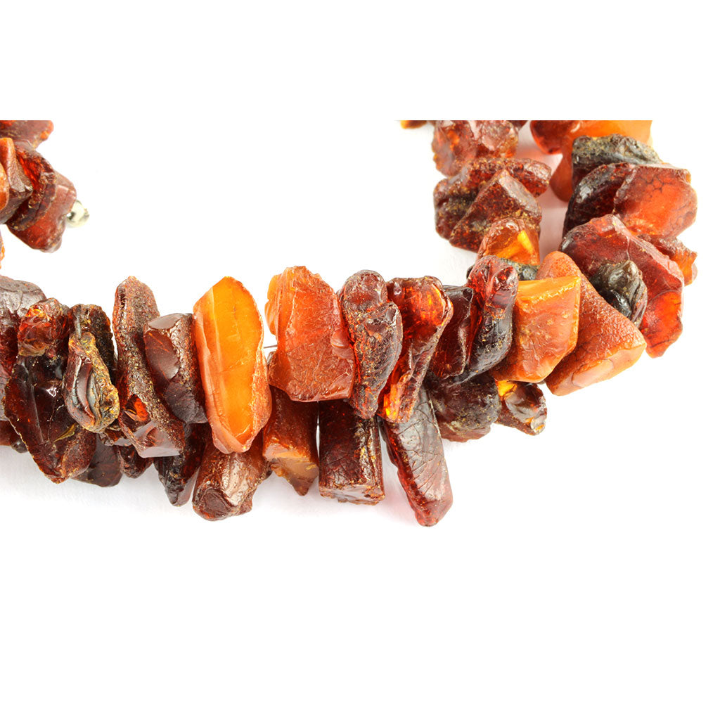 Flere af ravstykkerne har endeslutninger med b.la. insekter