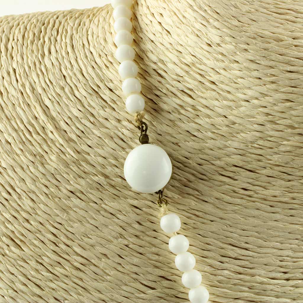 Sommerhalskæde af kunst stof