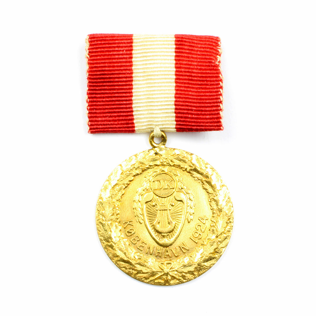 Lille medalje fremstillet hos HEIMBÜRGER forside med tekst