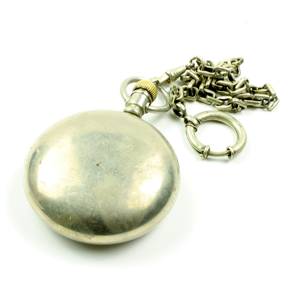 Urkæde i sølv lignende materiale medfølger