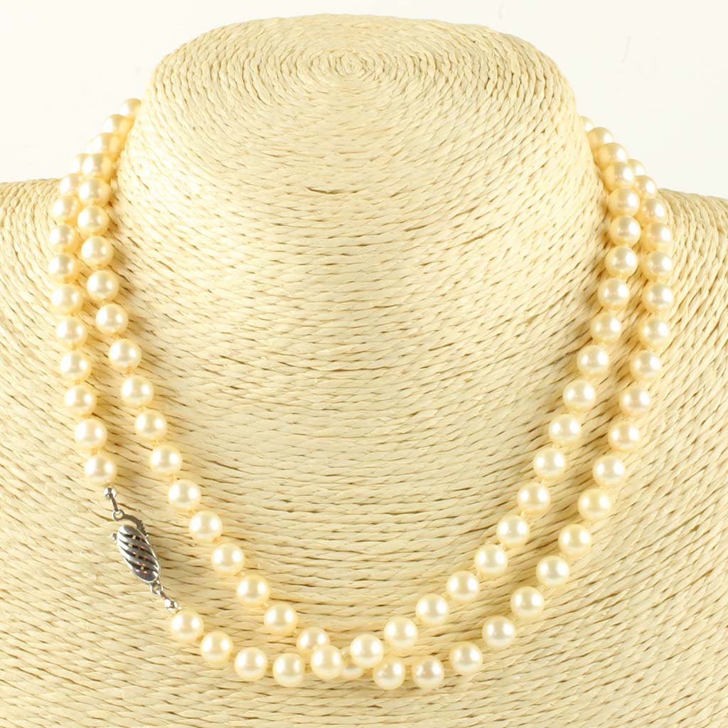 Halskæde af bijouteri perler i høj kvalitet fra Hermann Siersbøl