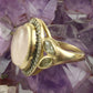 Antik ring med talrige stene - str: 49
