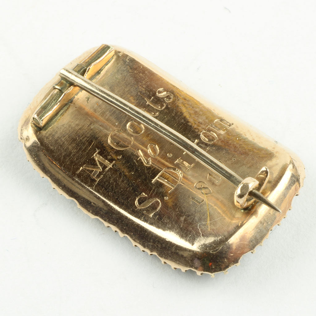 Antik broche 14K guld ca. år 1817