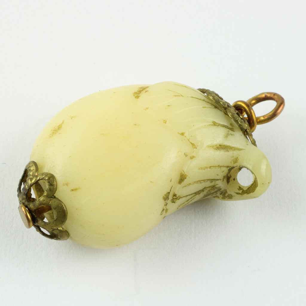 Antik ojime perle monteret til vedhæng ca. år 1900