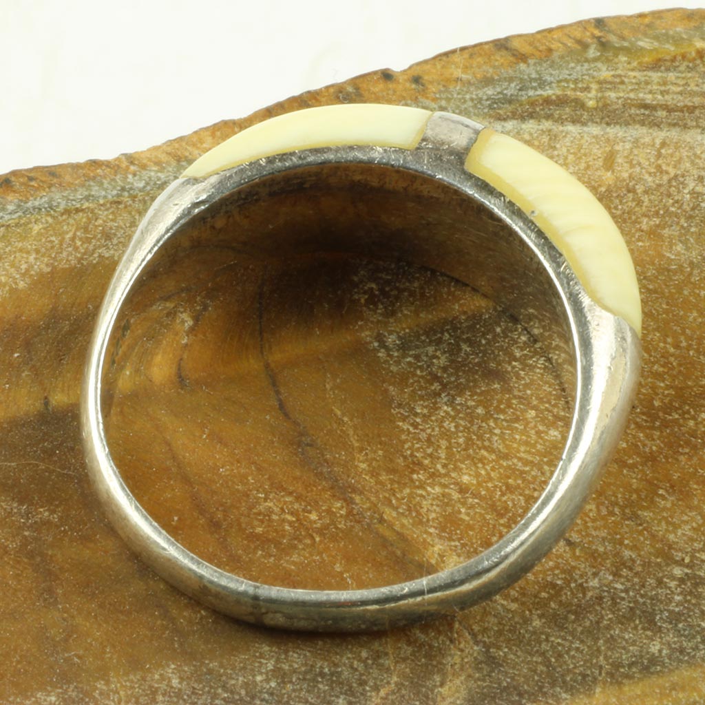 Corona Jewelry ring af sterlingsølv med ben - str: 52