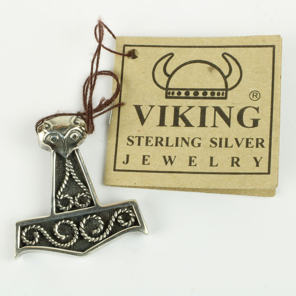 Thorshammer fra Viking Jewelry Danmark af sterlingsølv