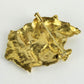 Brochen er fremstillet i forgyldt metal, sandsynligvis bronze
