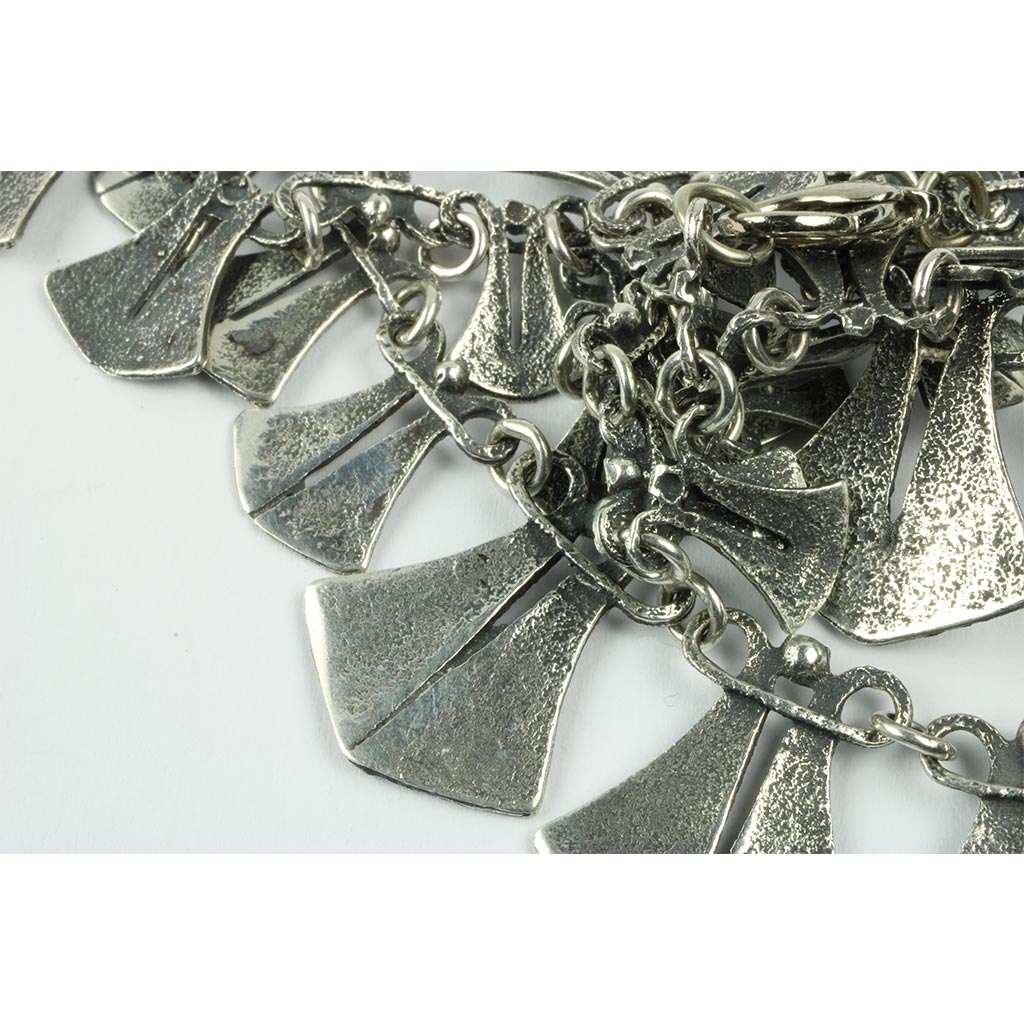 Vikingehalskæde af sølv